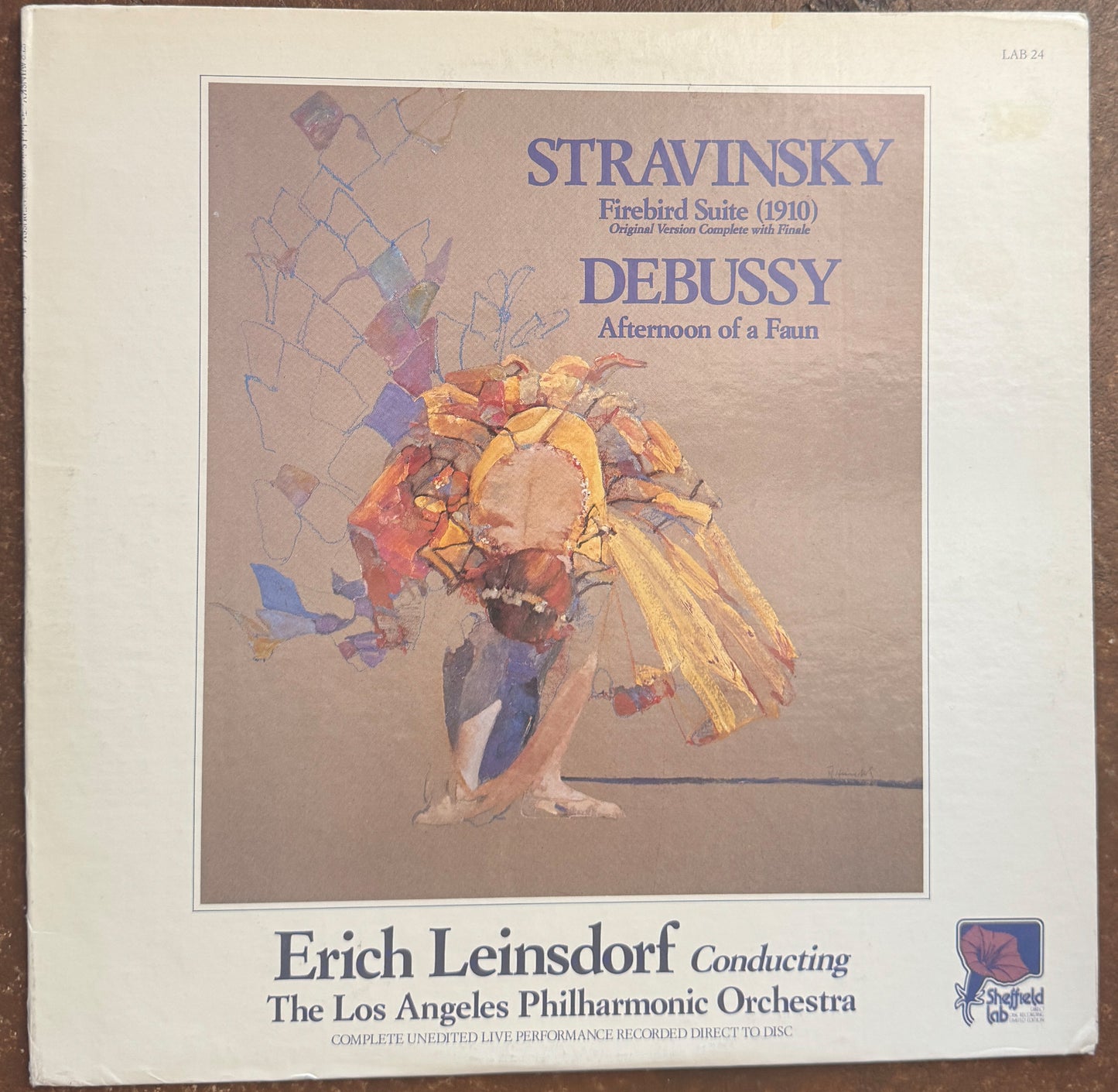 Stravinsky / Debussy - Erich Leinsdorf Conducting The Los Angeles Philharmonic Orchestra – Firebird Suite (1910), Original Version Complete With Finale / Afternoon Of A Faun