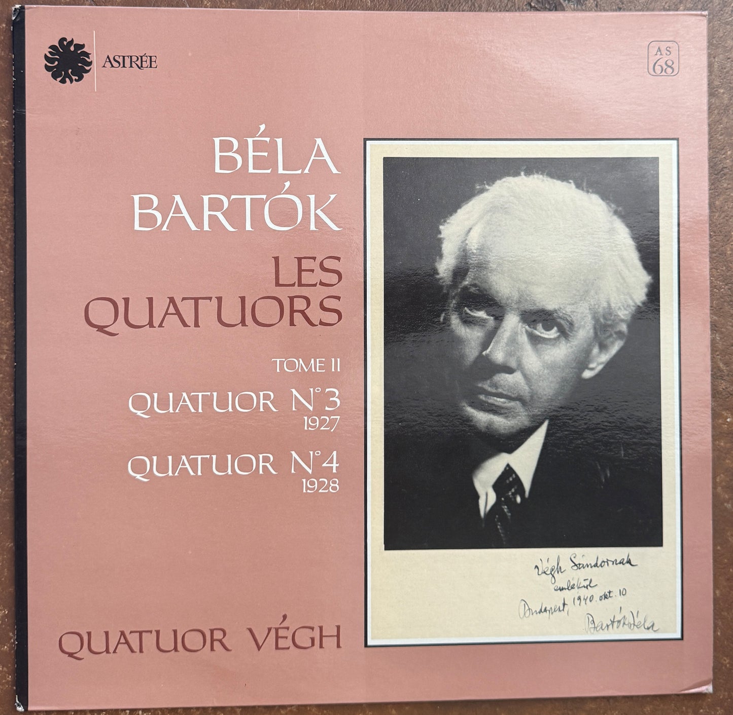 Béla Bartók - Quatuor Végh – Quatuor N° 3 (1927) / Quatuor N° 4 (1928)