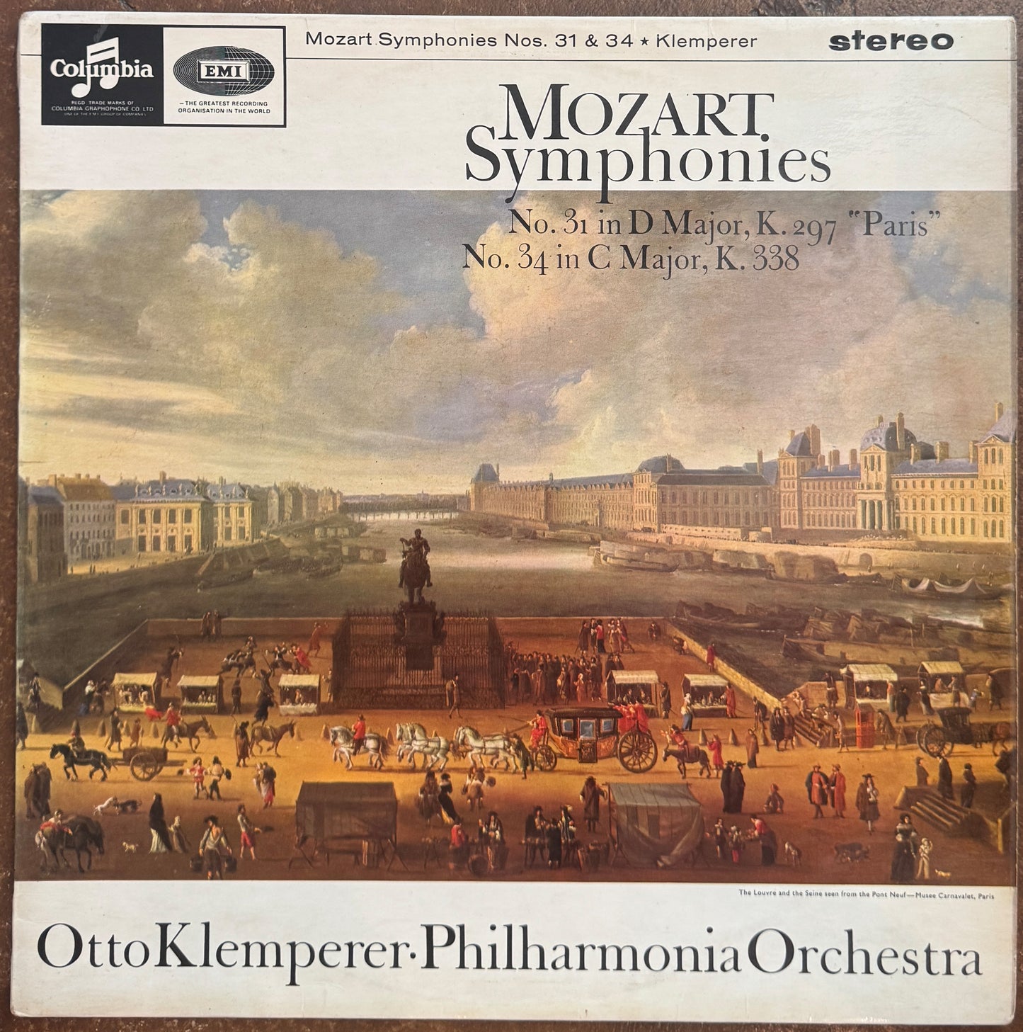 Wolfgang Amadeus Mozart, Otto Klemperer, Philharmonia Orchestra – Symphony No. 31 In D Major, Symphony No. 34 In C Major