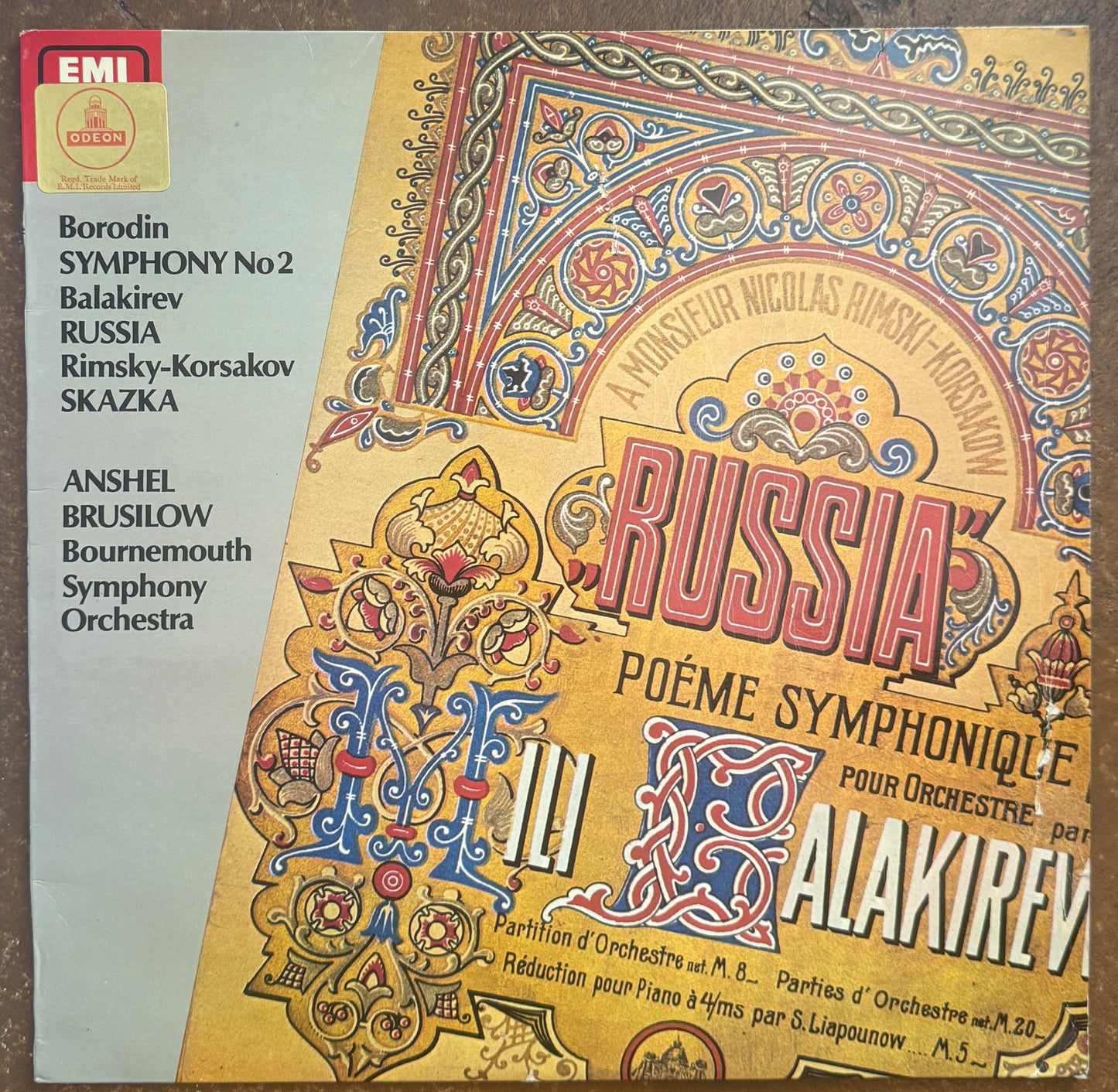 Borodin / Balakirev / Rimsky-Korsakov, Anshel Brusilow, Bournemouth Symphony Orchestra – Symphony No 2 / Russia / Skazka