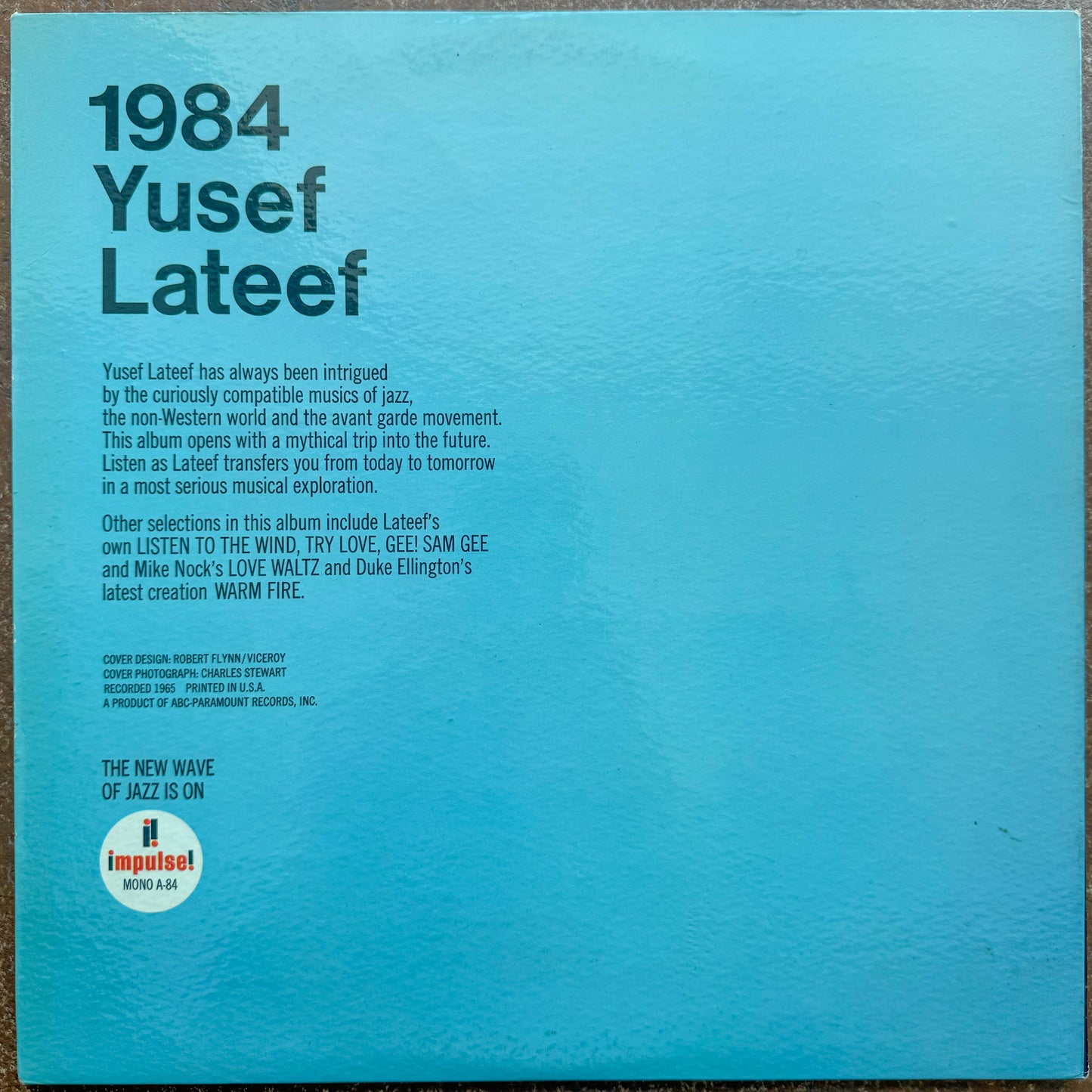 Yusef Lateef- 1984
