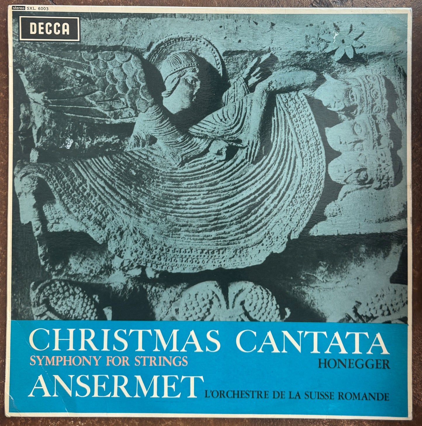 Honegger, Ansermet, L'Orchestre De La Suisse Romande – Christmas Cantata / Symphony For Strings
