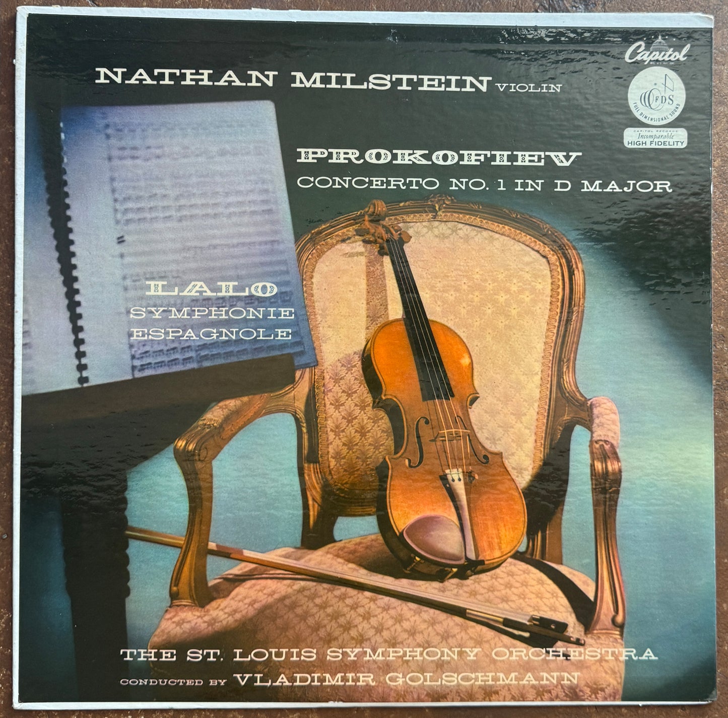 Nathan Milstein - Prokofiev / Lalo, The St. Louis Symphony Orchestra Conducted By Vladimir Golschmann – Concerto No. 1 In D Major / Symphonie Espagnole