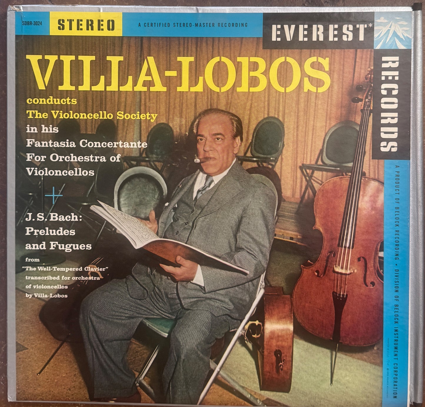 Villa-Lobos Conducts The Violoncello Society, J.S. Bach – Villa-Lobos Conducts The Violoncello Society