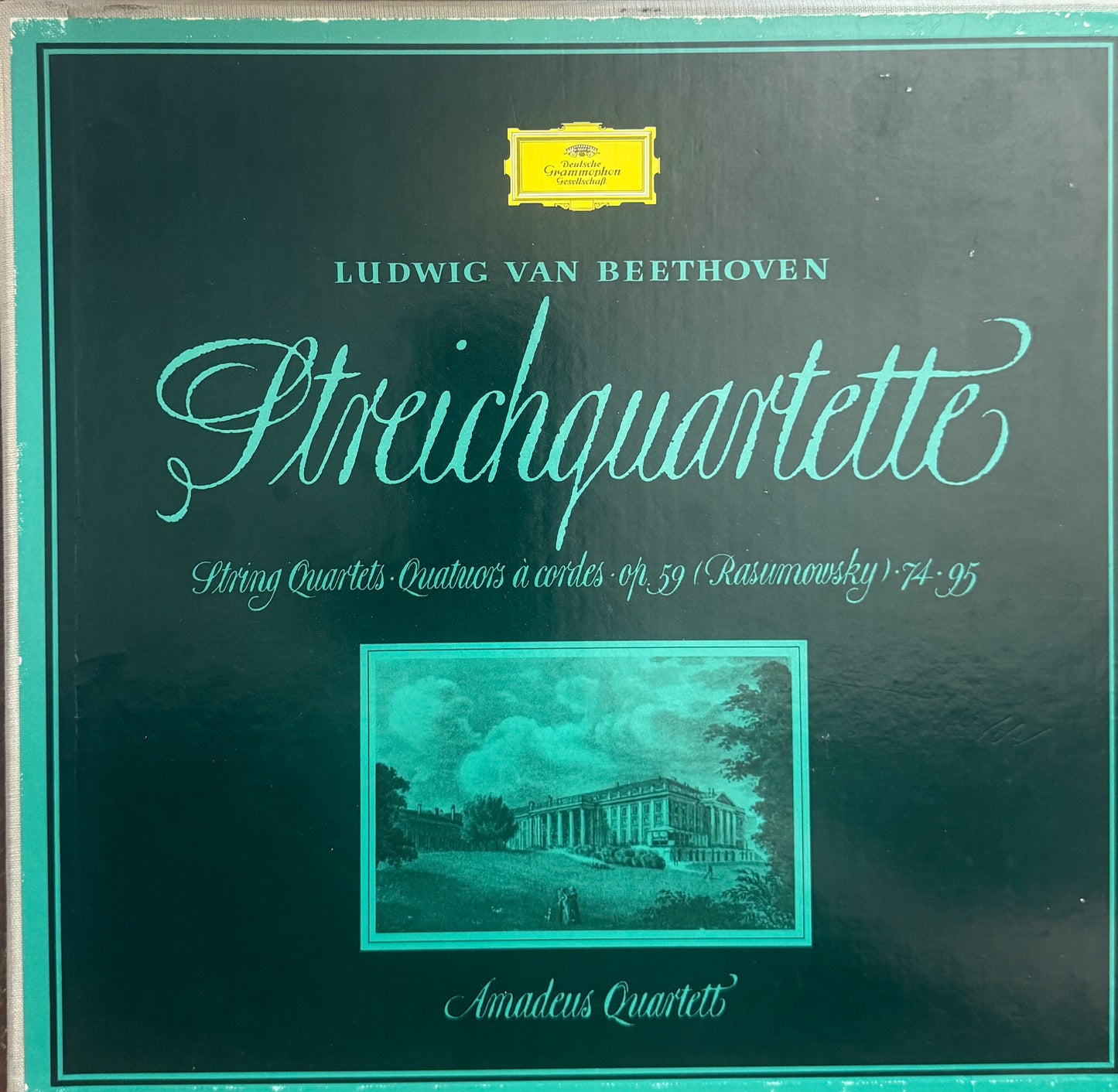 Ludwig van Beethoven, Amadeus-Quartett – Streichquartette II - String Quartets = Quatuors A Cordes - Op. 59 (Rasumowsky) - 74 - 95