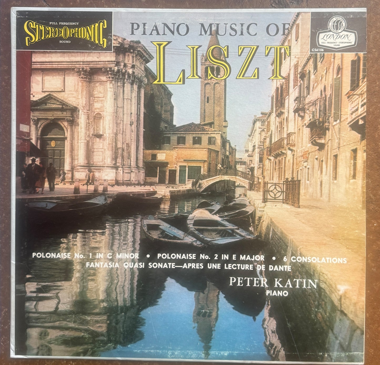 Liszt, Peter Katin – Piano Music Of Liszt