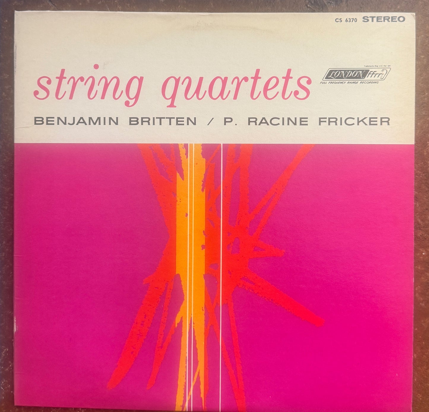 Benjamin Britten , String Quartet No. 2 In C, Op.36 Peter Racine Fricker , String Quartet No. 2, Op.20 Amadeus-Quartett – String Quartets