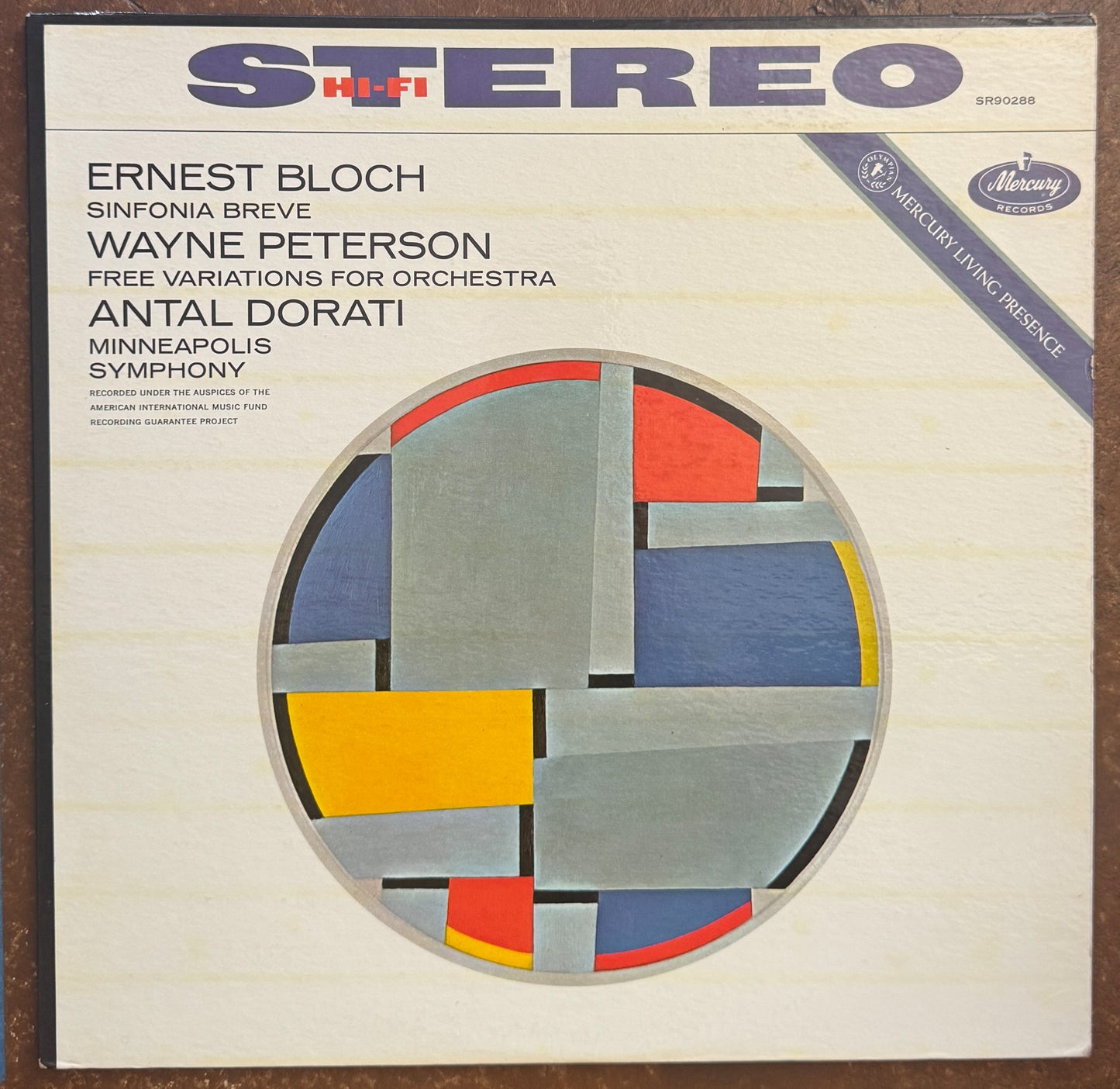 Ernest Bloch / Wayne Peterson, Antal Dorati, Minneapolis Symphony – Sinfonia Breve / Free Variations For Orchestra