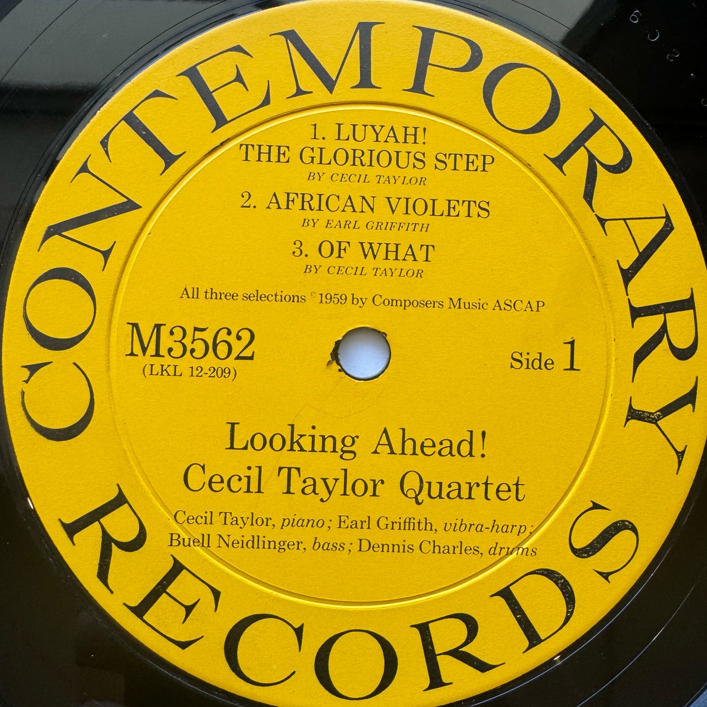 The Cecil Taylor Quartet- Looking Ahead