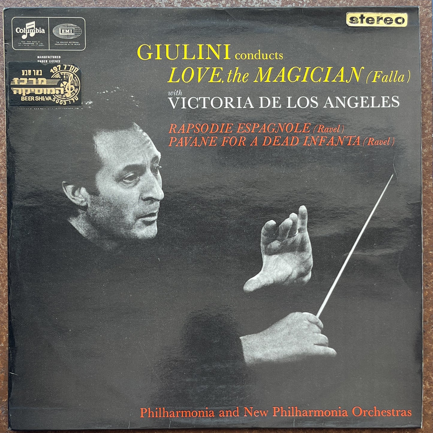 Falla / Ravel, Giulini Conducts Philharmonia and New Philharmonia Orchestra With Victoria De Los Angeles – Love, The Magician / Rapsodie Espagnole / Pavane Pour Une Infante Defunte