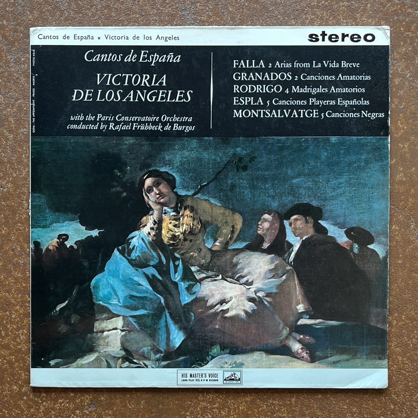 Victoria De Los Angeles, Paris Conservatoire Orchestra, Conducted By: Rafael Frühbeck De Burgos – Cantos De España