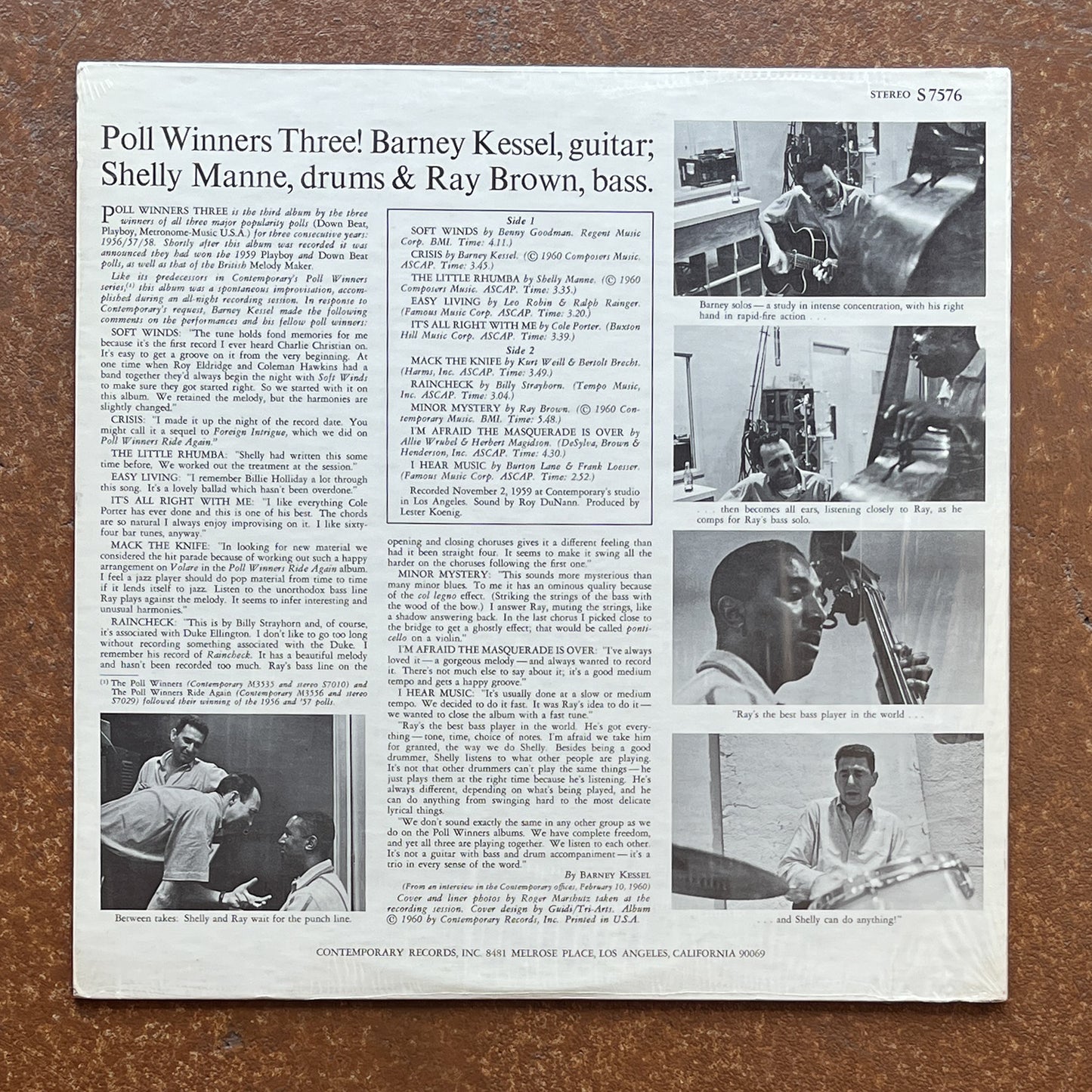 Barney Kessel, Shelly Manne & Ray Brown – Poll Winners Three!