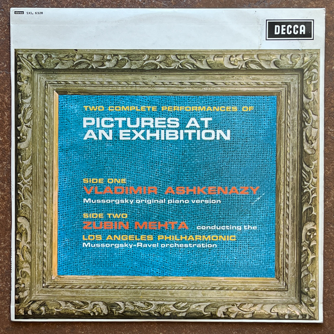 Mussorgsky / Vladimir Ashkenazy, Zubin Mehta, Los Angeles Philharmonic – Two Complete Performances Of Pictures At An Exhibition