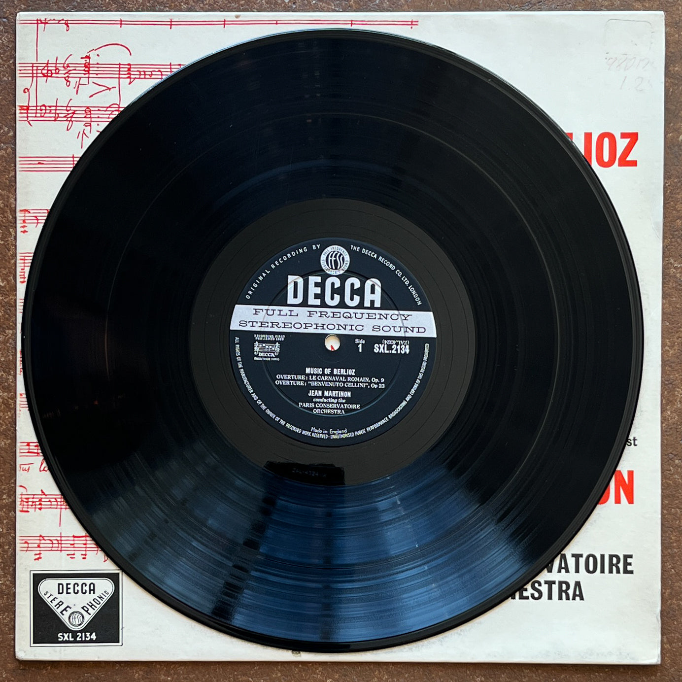 Berlioz, Martinon, Paris Conservatoire Orchestra* – Music Of Berlioz