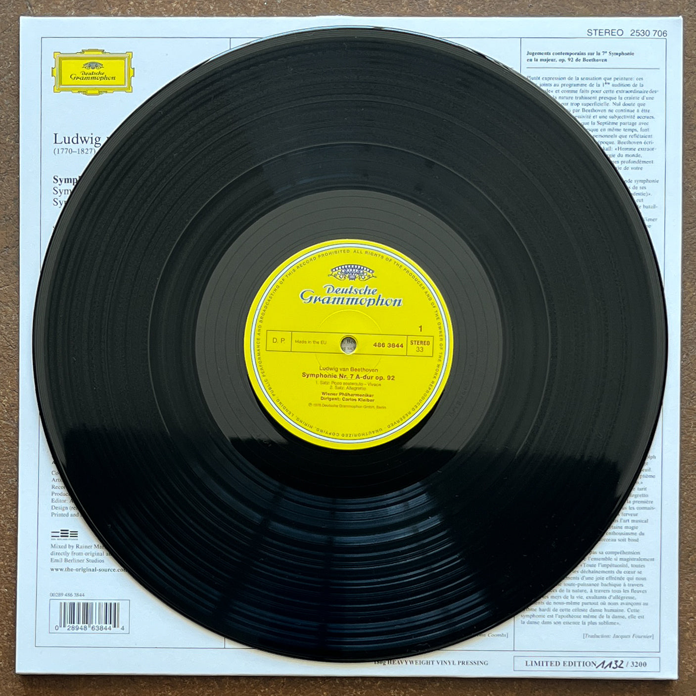 Beethoven – Wiener Philharmoniker, Carlos Kleiber – Symphonie Nr. 7 A-dur op 92
