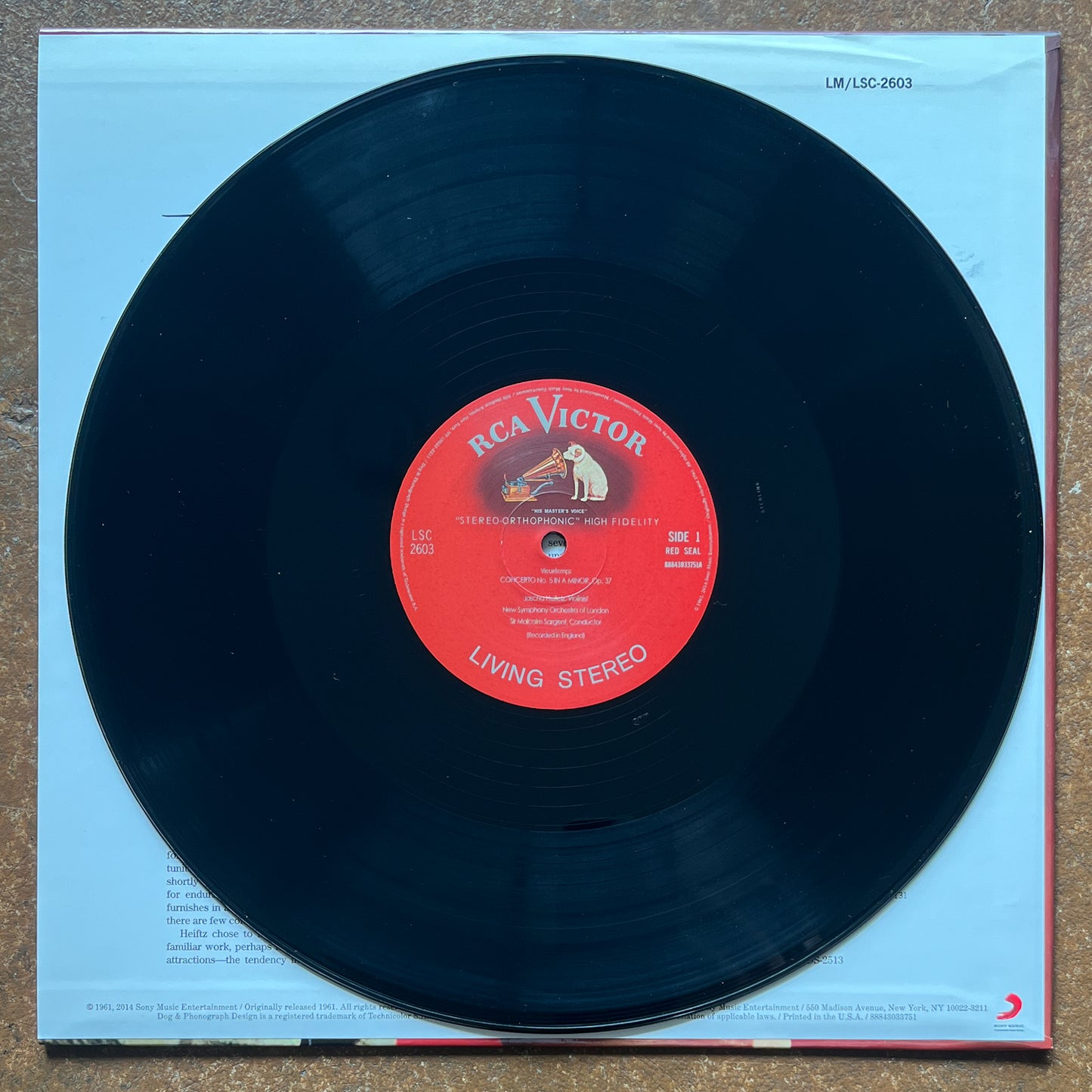 Heifetz, Bruch, Vieuxtemps, New Symphony Orchestra Of London, Sir Malcolm Sargent – Scottish Fantasy · Concerto No. 5