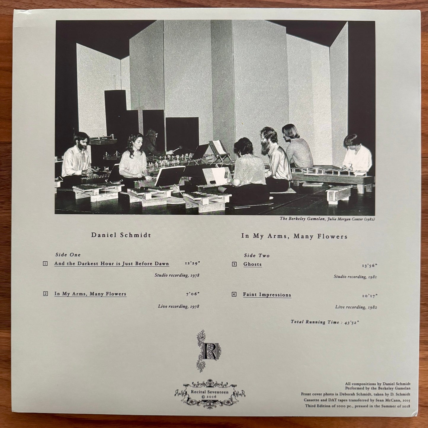 Daniel Schmidt and The Berkeley Gamelan- In My Arms, Many Flowers