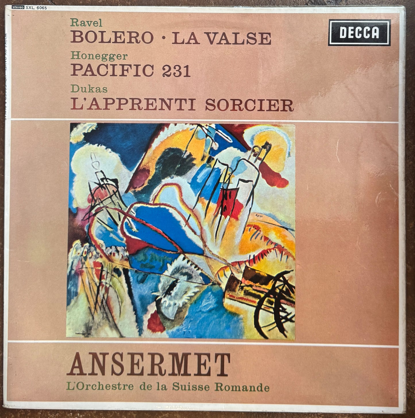 Ravel, Honegger, Dukas - Ansermet, L'Orchestre De La Suisse Romande – Bolero • La Valse / Pacific 231 / L'Apprenti Sorcier