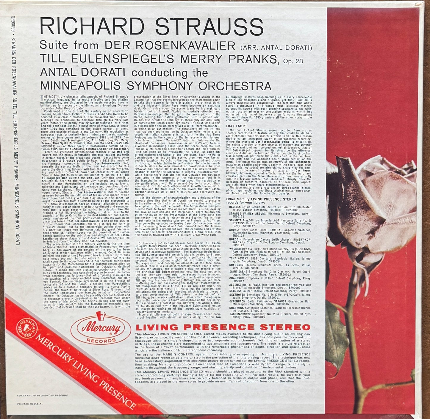 R Strauss, Dorati, Minneapolis Symphony Orchestra – Antal Dorati Conducts Richard Strauss