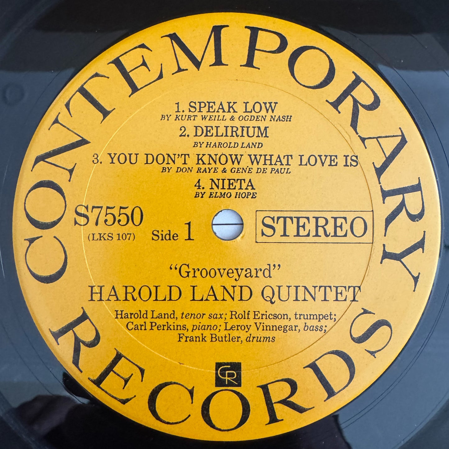 Harold Land Quintet- Grooveyard