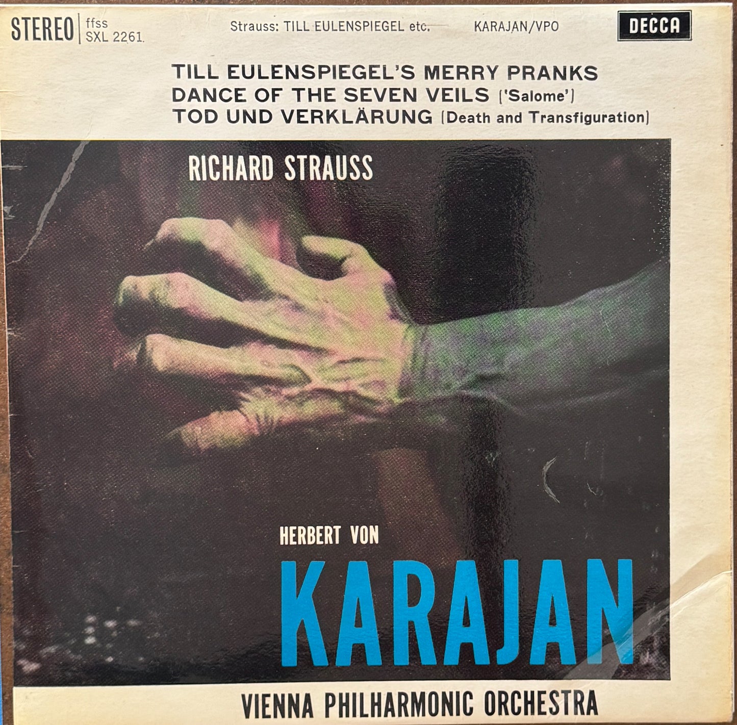 Richard Strauss, Herbert Von Karajan, Vienna Philharmonic Orchestra – Till Eulenspiegel's Merry Pranks / Dance Of The Seven Veils / Tod Und Verklärung