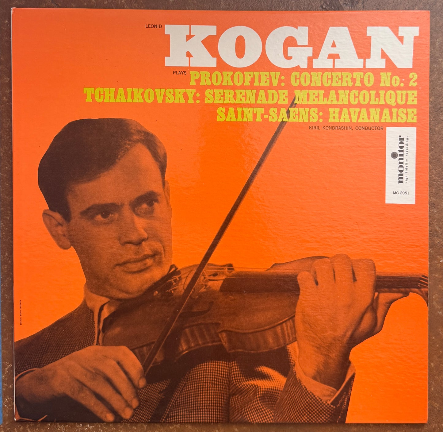 Kogan Plays Prokofiev / Tchaikovsky / Saint-Saens* – Concerto No. 2 / Serenade Melancolique / Havanaise
