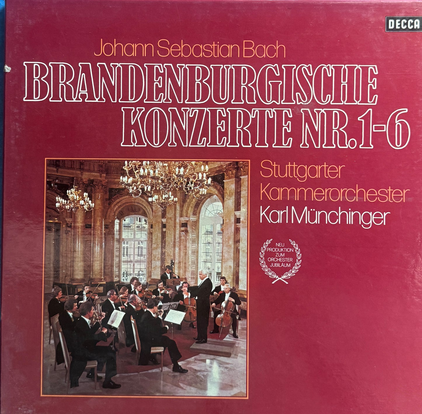Johann Sebastian Bach - Stuttgarter Kammerorchester / Münchinger – Brandenburgische Konzerte Nr. 1-6