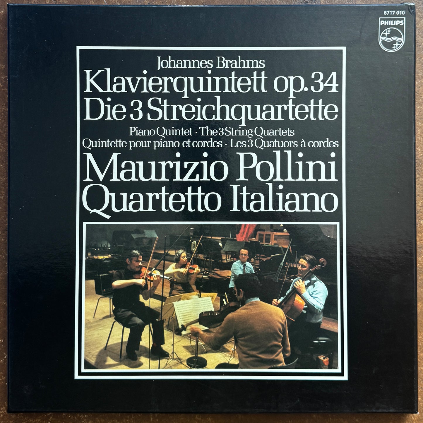 Johannes Brahms, Maurizio Pollini, Quartetto Italiano – Klavierquintett Op. 34 / Die 3 Streichquartette