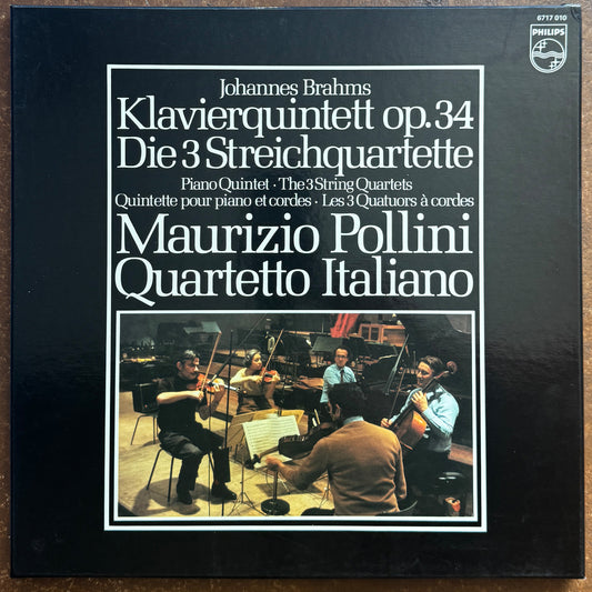 Johannes Brahms, Maurizio Pollini, Quartetto Italiano – Klavierquintett Op. 34 / Die 3 Streichquartette