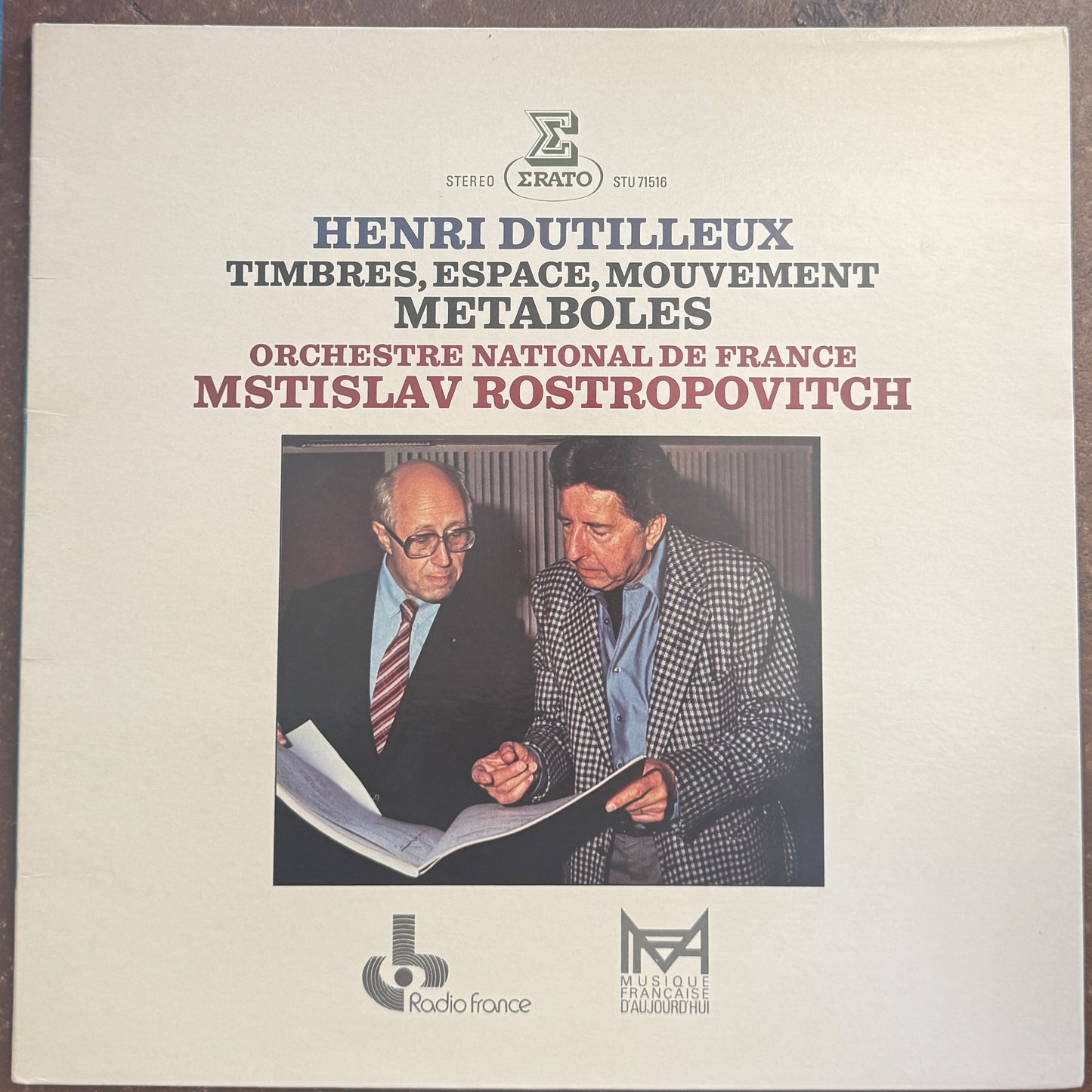 Henri Dutilleux - Orchestre National De France, Mstislav Rostropovitch – Timbres, Espace, Mouvement / Métaboles