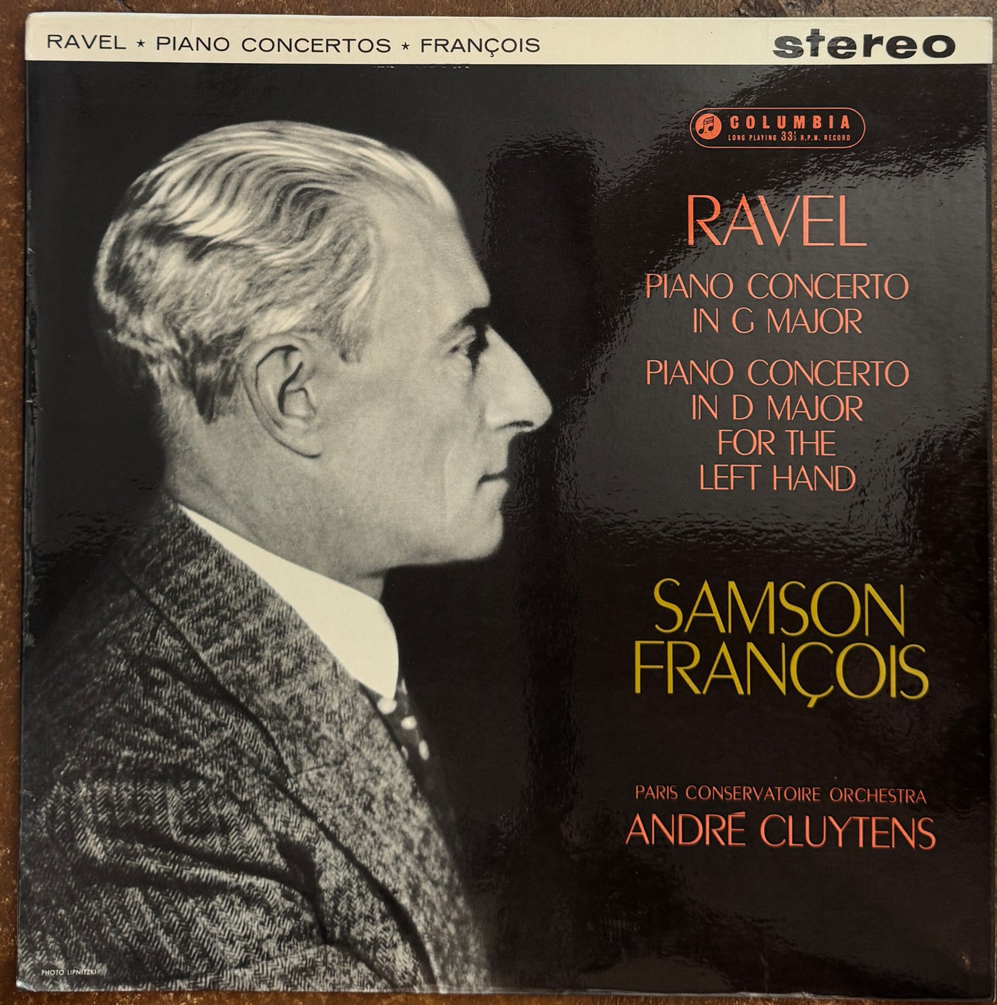 Ravel, Samson François, Paris Conservatoire Orchestra, André Cluytens – Piano Concertos In G And For The Left Hand