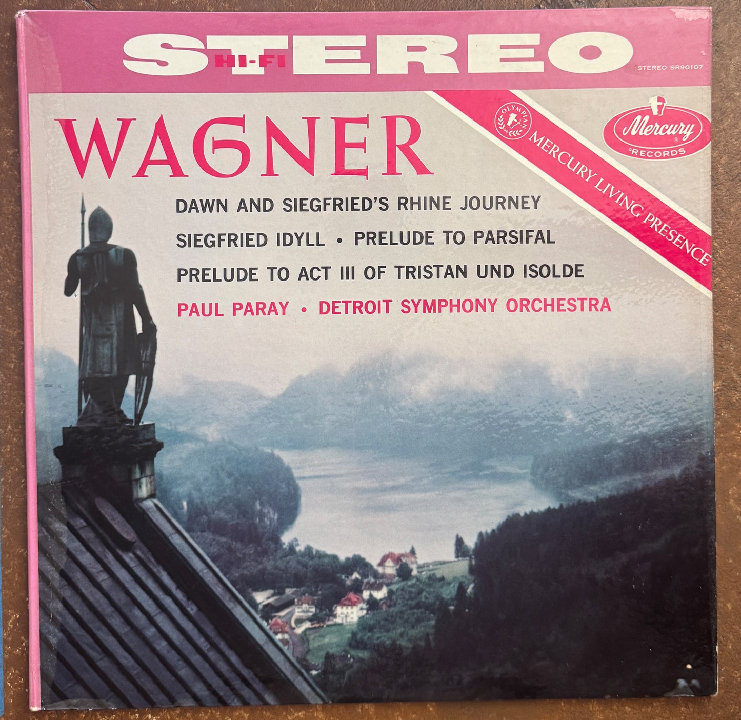 Wagner, Paul Paray • Detroit Symphony Orchestra – Dawn And Siegfried's Rhine Journey / Siegfried Idyll / Prelude To Parsifal / Prelude To Act Ⅲ Of Tristan Und Isolde