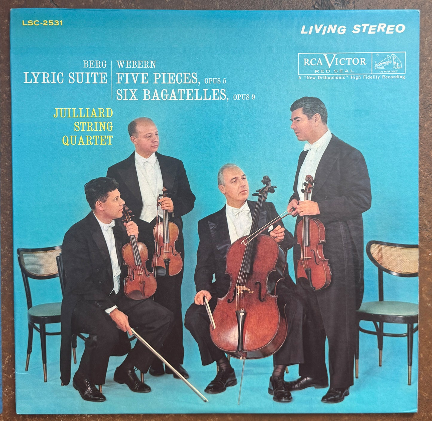 Berg / Webern, Juilliard String Quartet – Lyric Suite / Five Pieces, Opus 5 / Six Bagatelles, Opus 9