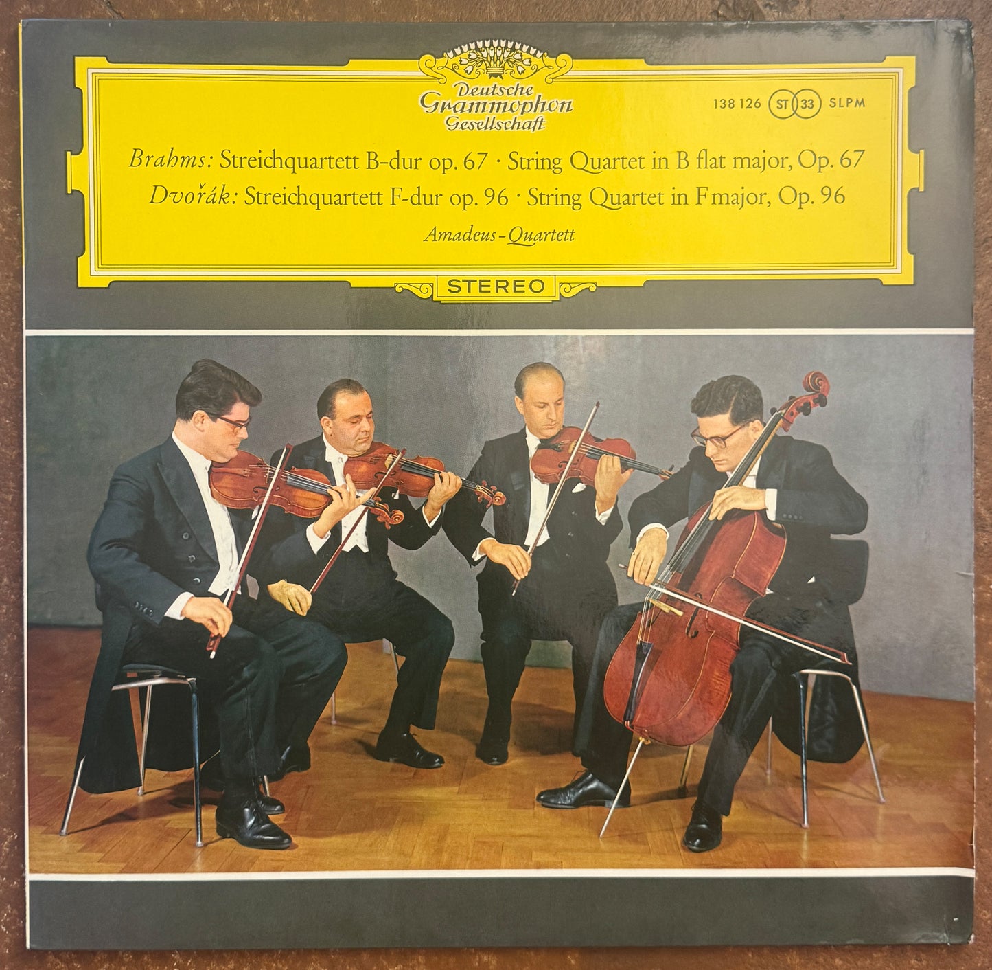 Brahms ‧ Dvorak / Amadeus-Quartett – Streichquartett B-dur Op. 67 ‧ Streichquartett F-dur Op. 96