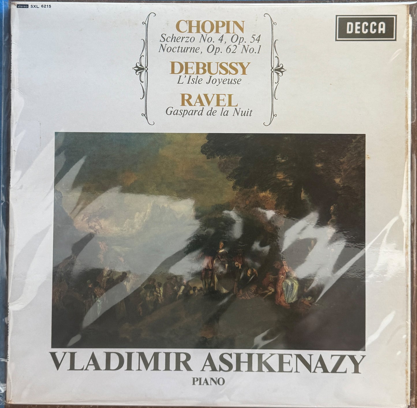 Chopin / Debussy / Ravel, Vladimir Ashkenazy – Scherzo No. 4, Op. 54 / Nocturne, Op. 62 No. 1 / L'Isle Joyeuse / Gaspard De La Nuit