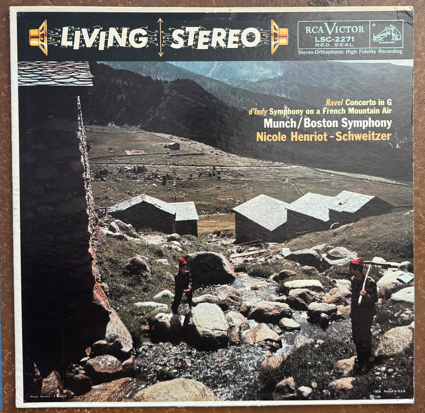 Ravel / d'Indy — Munch / Boston Symphony, Nicole Henriot-Schweitzer – Concerto In G / Symphony On A French Mountain Air, Op. 25