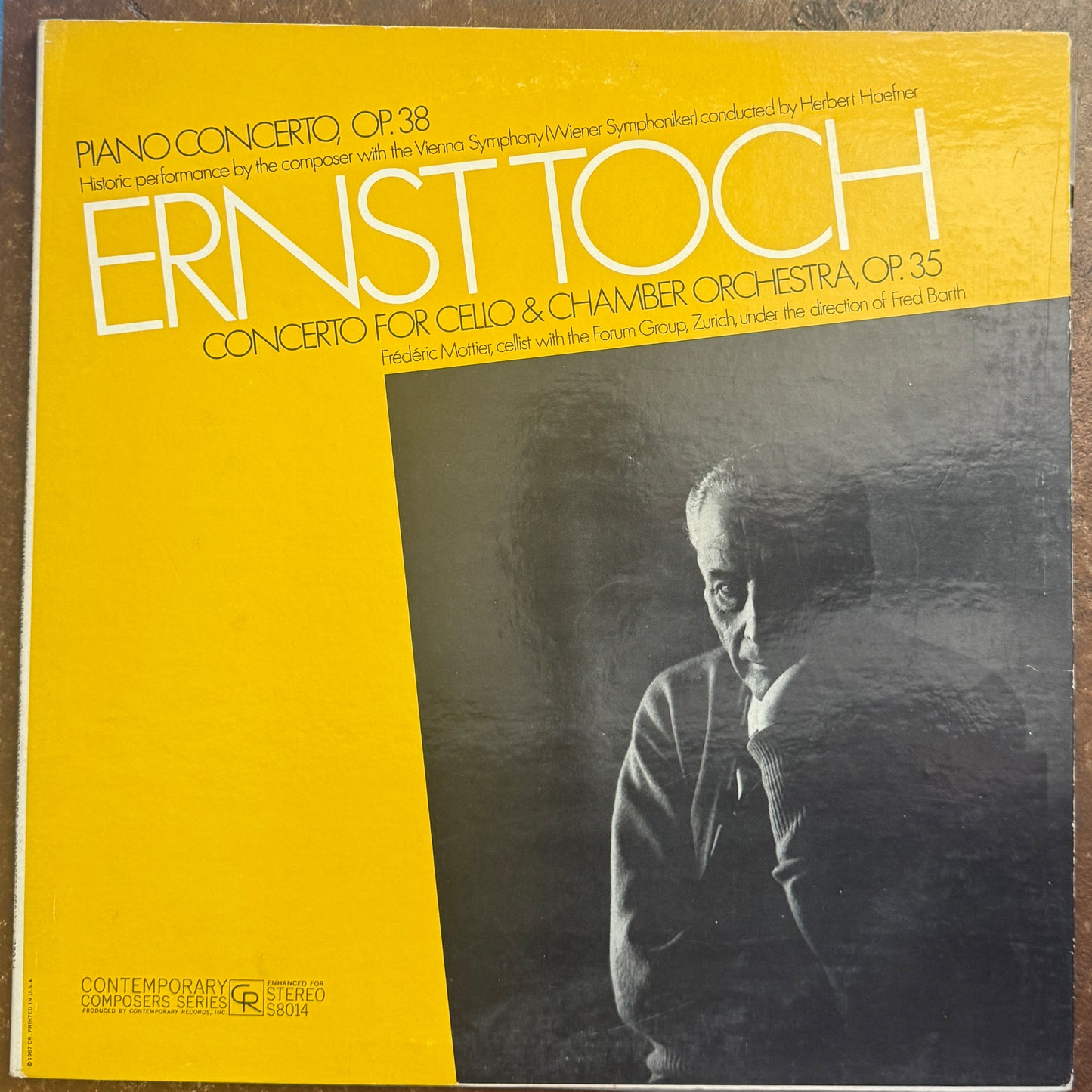 Ernst Toch – Piano Concerto, Op. 38 / Concerto for Cello and Chamber Orch, Op. 35