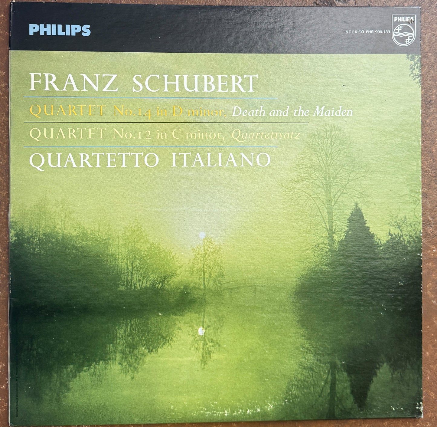 Franz Schubert / Quartetto Italiano – Quartet No. 14 In D Minor, Death And The Maiden - Quartet No. 12 In C Minor, Quartettsatz