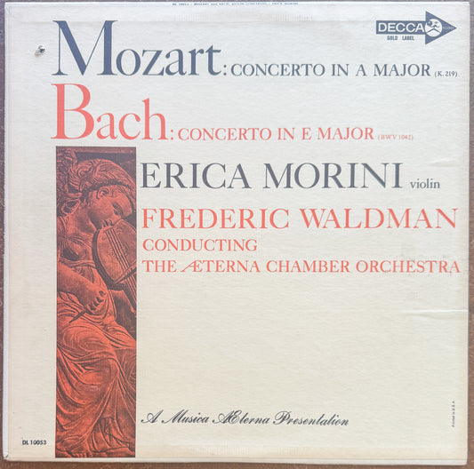Erica Morini, Waldman, Musica Æterna Orchestra, Mozart, Bach – Concerto In A Major / Concerto In E Major