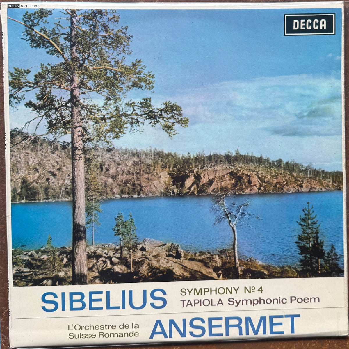 Sibelius - L'Orchestre De La Suisse Romande, Ansermet – Symphony № 4 / Tapiola Symphonic Poem