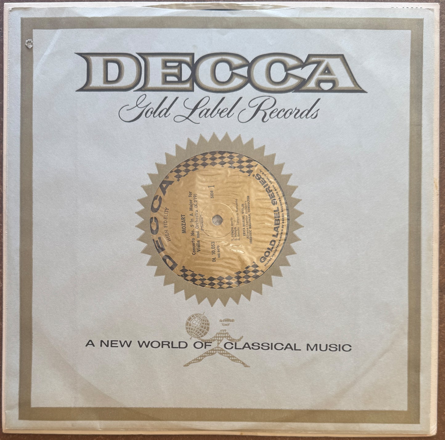 Erica Morini, Waldman, Musica Æterna Orchestra, Mozart, Bach – Concerto In A Major / Concerto In E Major