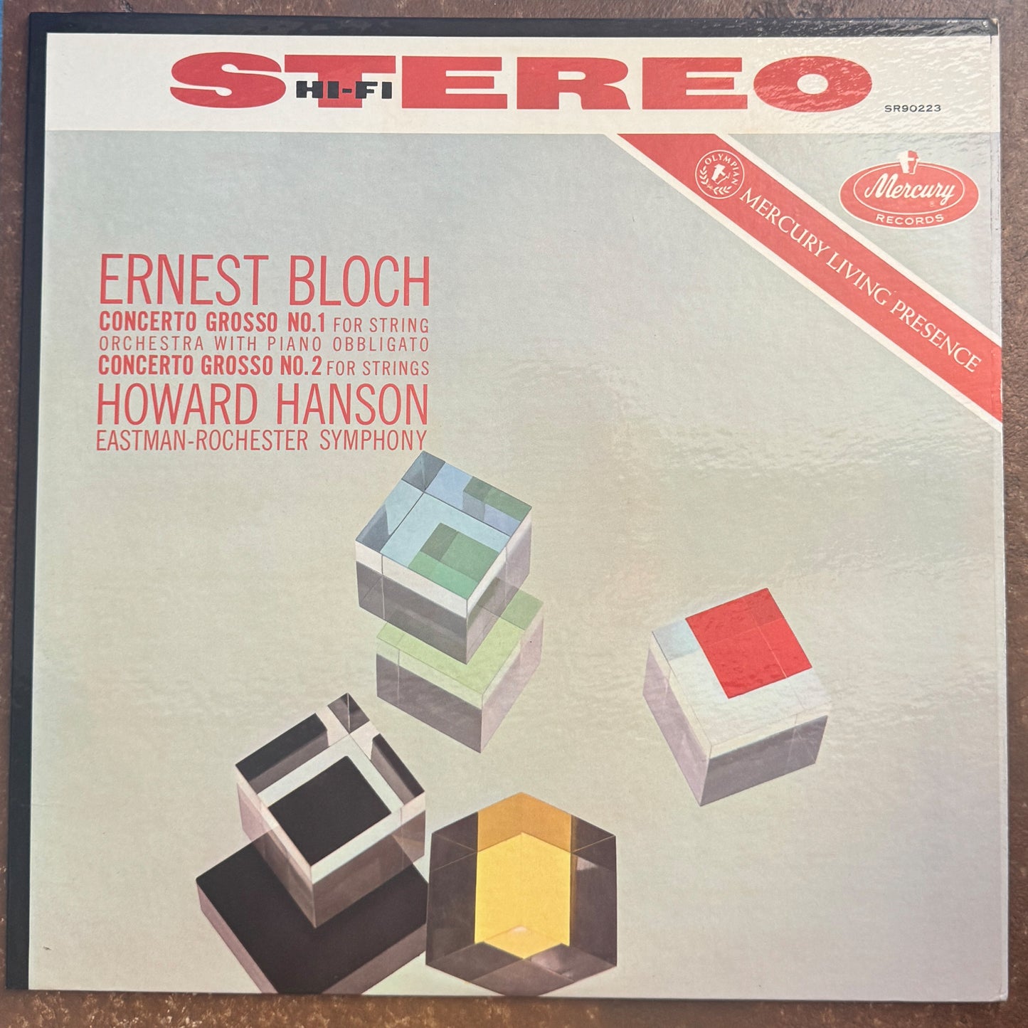 Ernest Bloch, Eastman-Rochester Symphony Conducted By Howard Hanson – Concerto Grosso No. 1 And No. 2