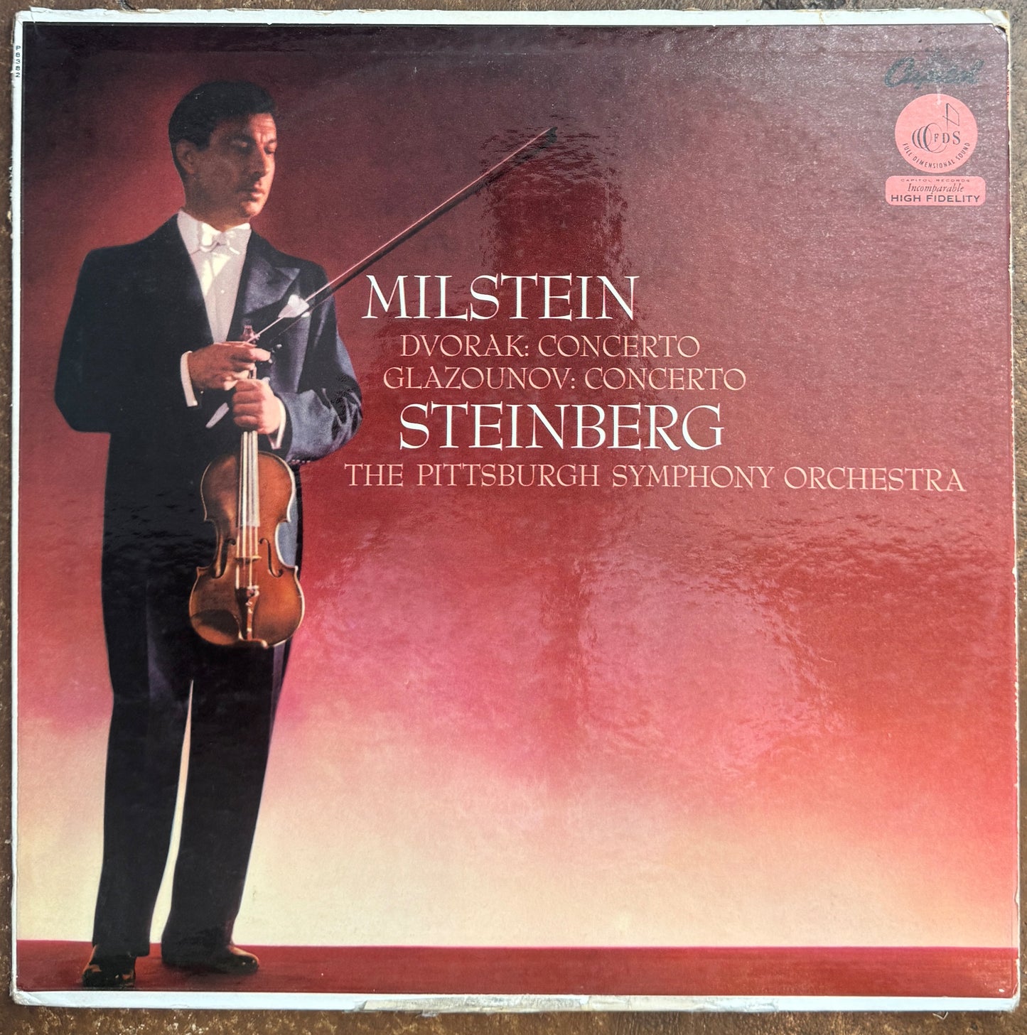 Milstein, Dvořák / Glazounov, Steinberg, The Pittsburgh Symphony Orchestra* – Violin Concertos