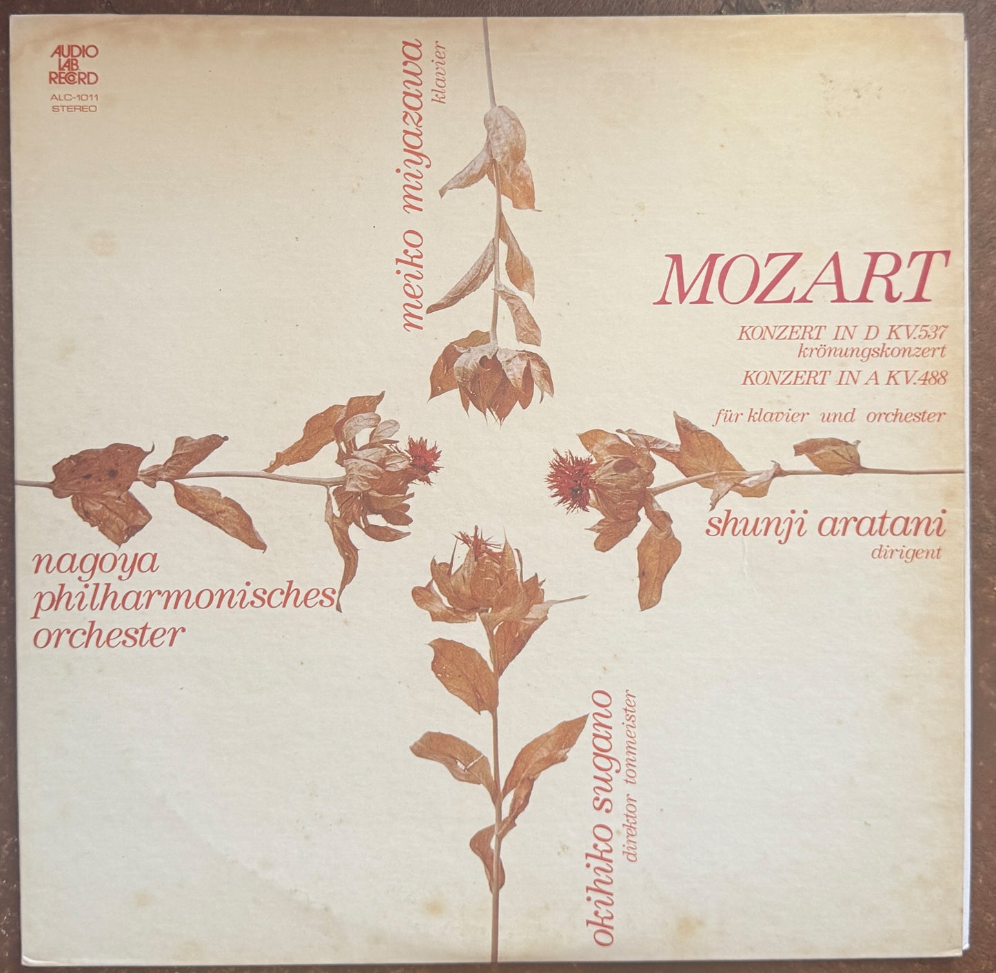 Meiko Miyazawa, Mozart, Shunji Aratani, Nagoya Philharmonisches Orchestera, Okihiko Sugano – Konzert In D KV.537 (Krönungskonzert) / Konzert In A KV.488 Für Klavier Und Orchester
