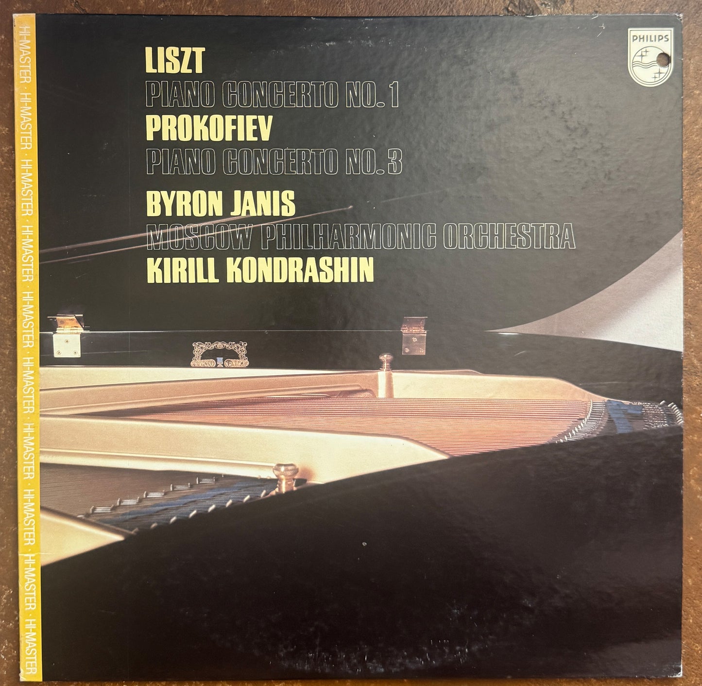 Liszt, Prokofiev, Byron Janis, Moscow Philharmonic Orchestra, Kirill Kondrashin – Piano Concerto No.1 - Piano Concerto No.3