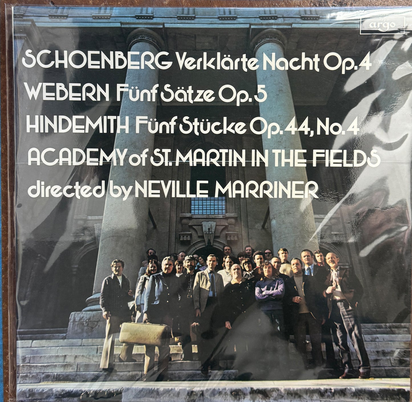 Schoenberg / Webern / Hindemith, Academy Of St. Martin In The Fields Directed By Neville Marriner* – Verklärte Nacht Op. 4 / Fünf Sätze Op. 5 / Fünf Stücke Op. 44, No. 4