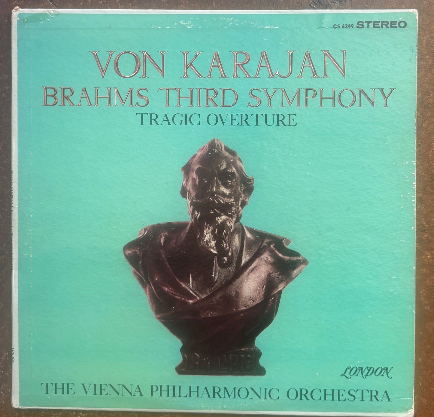 Brahms - Von Karajan, The Vienna Philharmonic Orchestra – Third Symphony, Tragic Overture