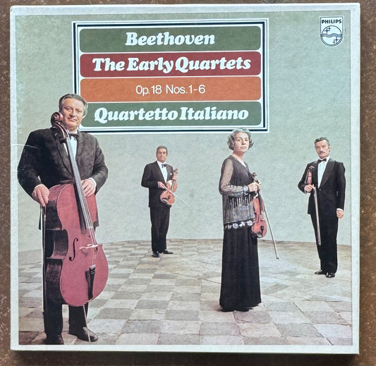 Beethoven - Quartetto Italiano – The Early Quartets Op. 18 Nos. 1-6