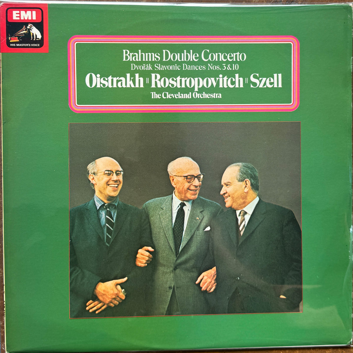 Brahms / Dvořák, Oistrakh, Rostropovitch, Szell, The Cleveland Orchestra – Double Concerto / Slavonic Dances Nos. 3 & 10