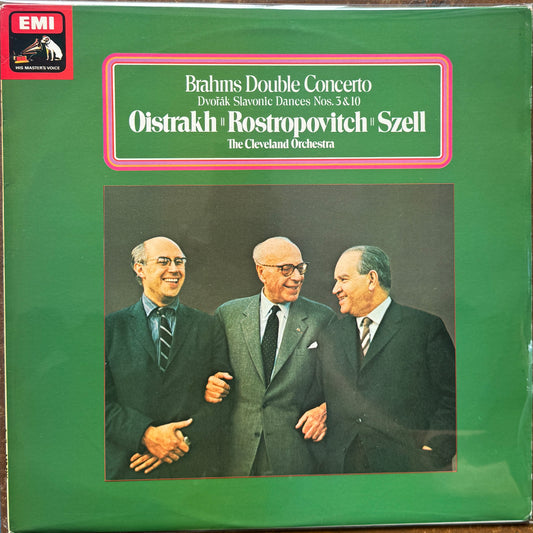 Brahms / Dvořák, Oistrakh, Rostropovitch, Szell, The Cleveland Orchestra – Double Concerto / Slavonic Dances Nos. 3 & 10